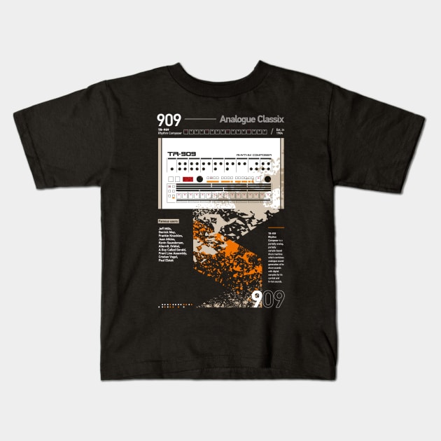 909 Classix Beige Kids T-Shirt by Synthshirt